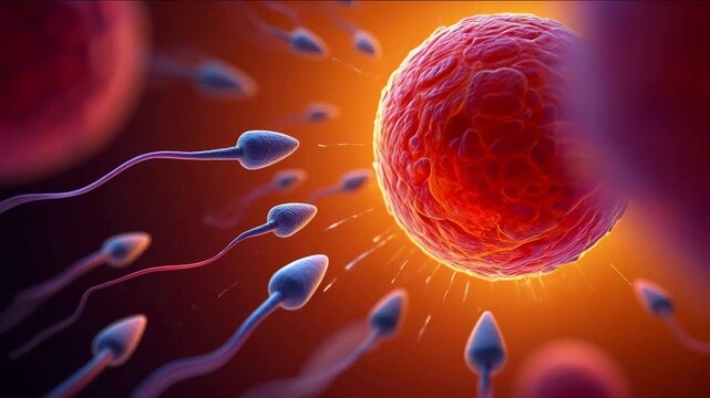 Explore how sperm navigate toward the egg in the female reproductive system, highlighting the dynamic interactions and the importance of fertilization for reproduction