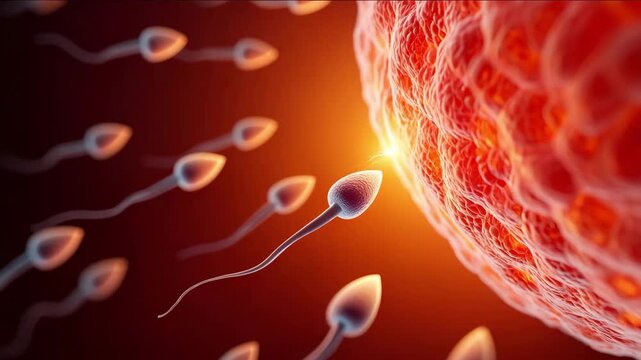 This content illustrates the fascinating dynamics between sperm and egg during conception, highlighting the intricate process that occurs at a cellular level in human reproduction