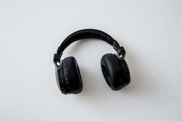 headphones on white background