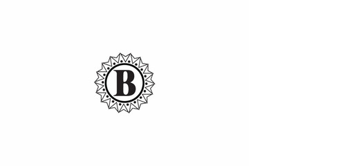 Fototapeta premium luxury letter logo design vector silhouettes image made by adobe illustrator.