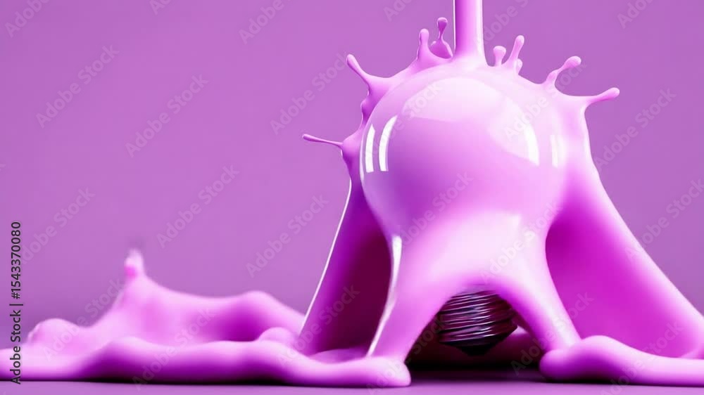 Poster artistic splash: a captivating display of a vibrant pink liquid, captured in a moment of dynamic mot
