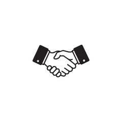  Two Businessman Hand Shake Stock Vector.