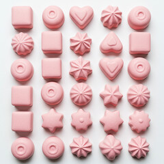 Obraz premium pink candy hearts