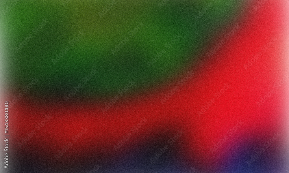 Poster abstract blurred gradient background in green red and blue color combination