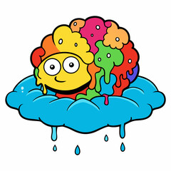 human brain  illustration