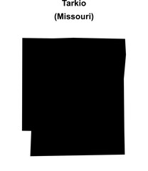 Tarkio (Missouri) blank outline map