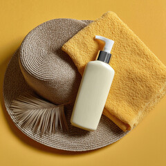 set of cosmetic products