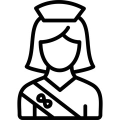 Air Hostess Icon