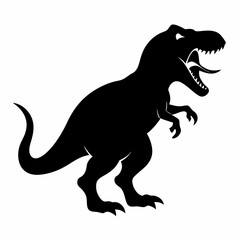 Obraz premium silhouette of a dinosaur