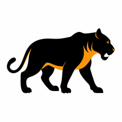 Obraz premium vector illustration of a tiger