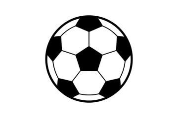 Fototapeta premium Oval shaped soccer ball with black and white panels