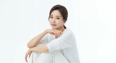 Obraz premium korean female girl model