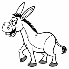 Donkey with Long Ears Icon
