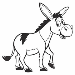 Donkey with Smiling Eyes Icon