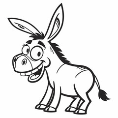 Funny Donkey Icon for Apps
