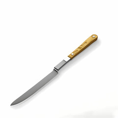 Fototapeta premium Butter knife isolated on white background 