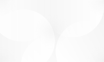 abstract background white and gray curved circles with haltone