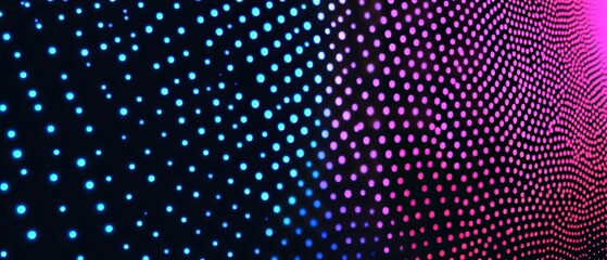 grunge halftone retro dots backdrop – light-to-black gradient with glitch effect for edgy urban designs