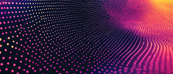 grunge halftone retro dots backdrop &ndash; light-to-black gradient with glitch effect for edgy urban designs