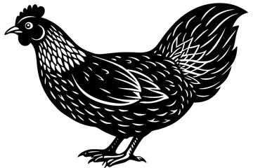 Silhouette Vector Art Illustration of