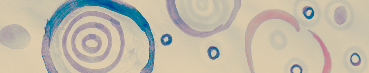 Dot Paint. Pastel Flowers Dots. Grey Water Colour