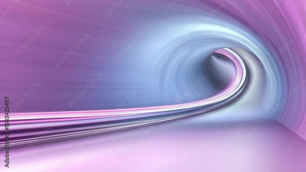 Poster abstract tunnel of color and light: a mesmerizing, photorealistic tunnel of fluid form and light, wi