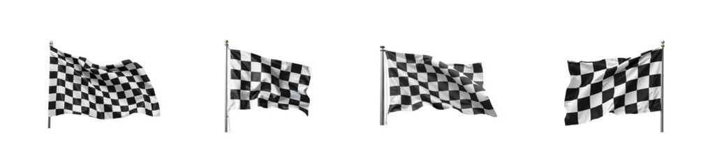 Fototapeta premium racing flag png