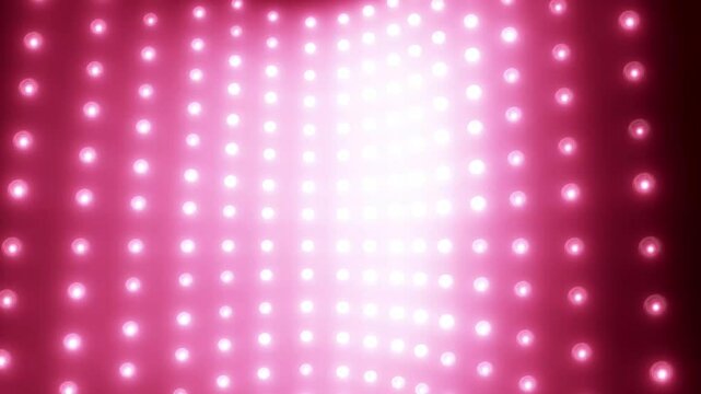 Abstract background of glowing red LED lights used in red light therapy treatments. A vibrant, futuristic pattern ideal for wellness, skincare, or health-related technology visuals. 14683  	