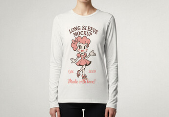Long Sleeve Shirt Mockup