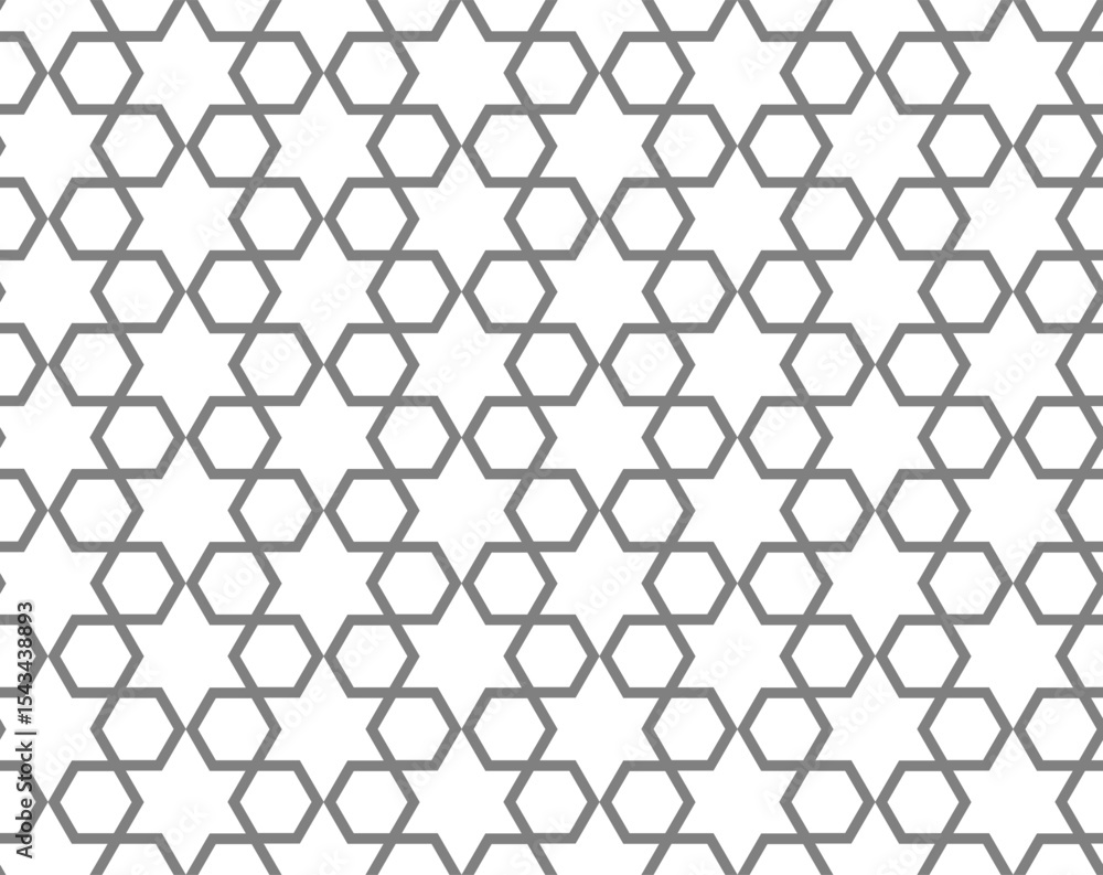Poster seamless background with hexagon style pattern