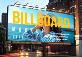 Billboard Street Outdoor Poster Mockup Template