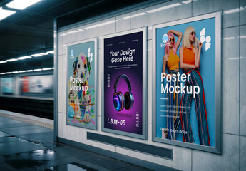 Outdoor Advertising Poster Mockup