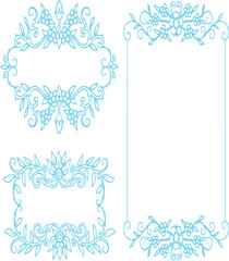 Beautiful flower art and mandala vector design