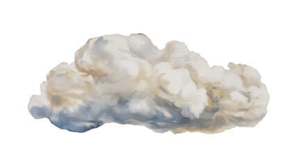tranquil watercolor, heavenly cloud