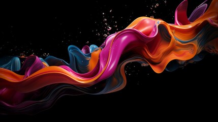 splashes splashes of colored paint