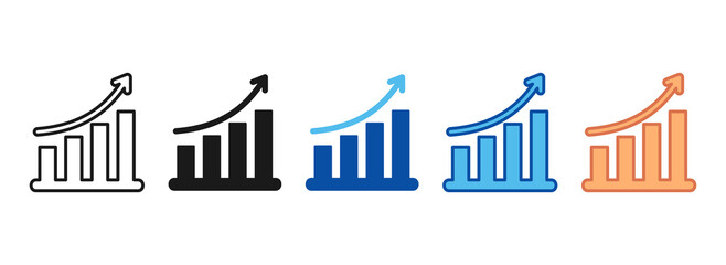 Performance Icon Set Multiple Style Collection