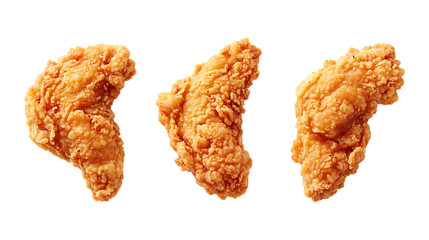 Pack Collection Crispy Fried Chicken Wings Perfect for your Menu set against transparent background