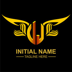 VJ Golden Wing Emblem Logo