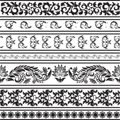 Beautiful flower art and mandala vector design