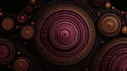Circle Abstract Fractal Pattern