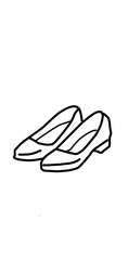 illustration of women formal shoes