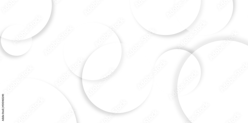 Poster modern abstract white background with transparent layers triangle shape with shadow. white color tec