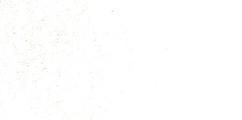 Abstract doted and confetti golden glitter and zigzag ribbon particles splatter on transparent background. Luxury golden glitter confetti that floats down falling bokeh celebration background.