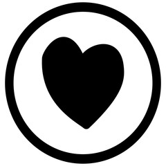 Playful Silhouette designed circular logo