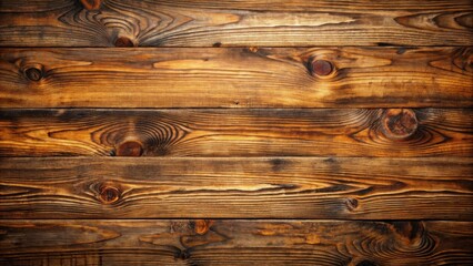 Naklejka premium Richly textured, dark brown wood planks create a rustic background image ideal for design projects needing a natural, aged wooden surface.