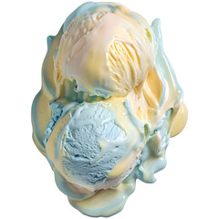 Obraz premium melted ice cream 