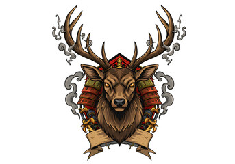 head of a bull with horns