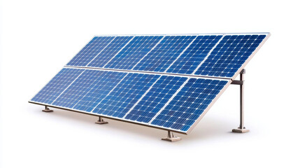 Solar panel array showcasing peak energy efficiency and modern design, perfect for sustainable energy solutions