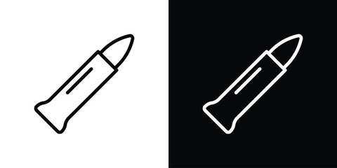 Bullet icon filled flat sign concept for web design.