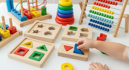 Wooden Shape Sorter Child Learning